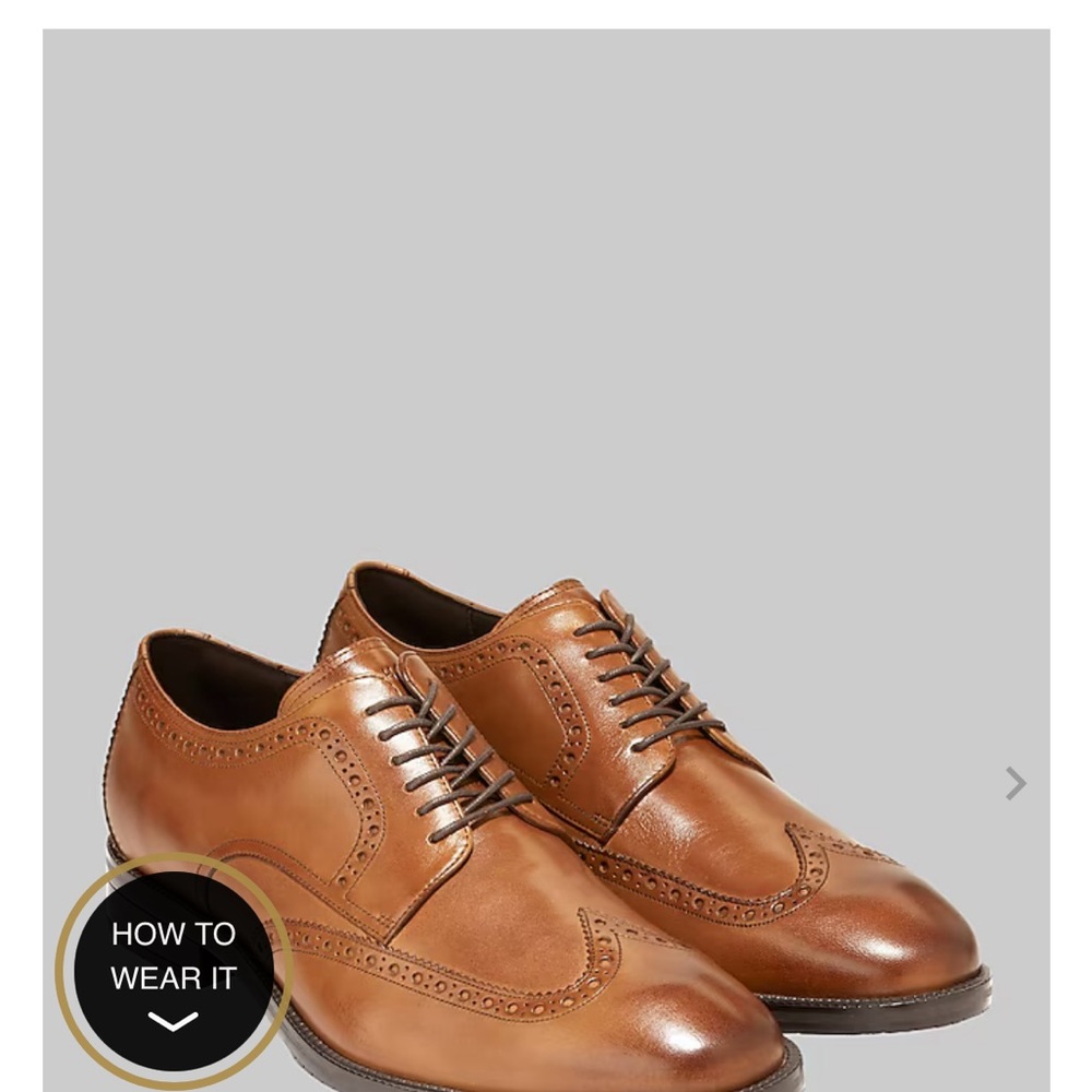 Men’s Cole Haan Wingtip Oxfords - Picture 6 of 6